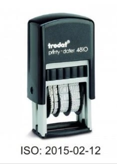 Datownik Trodat 4810 samotuszujący czarny ISO