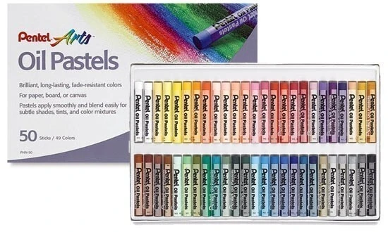 Pastele olejne PENTEL 50 kolorów