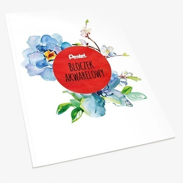 Zestaw Pentel CB9 12 Kredki akwarele+ bloczek akwarelowy