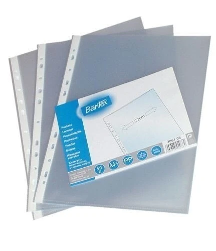 Koszulki A4 Bantex MAXI 90 mic 50szt.