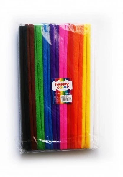 Bibuła marszczona MIX A 10 kol 25x200