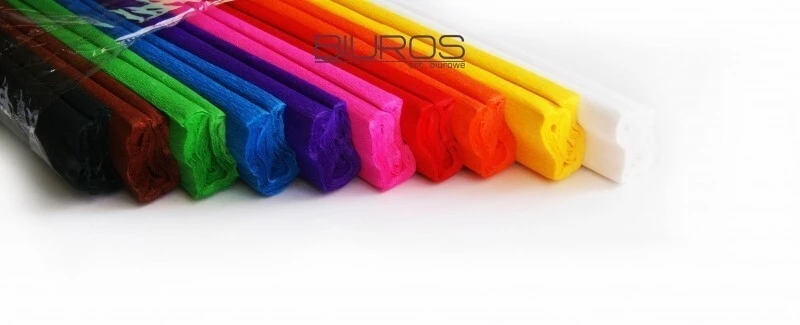 Bibuła marszczona MIX A 10 kol 25x200