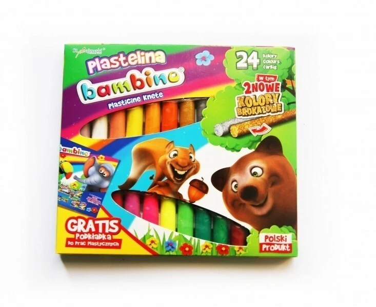 Plastelina BAMBINO 24 kolory