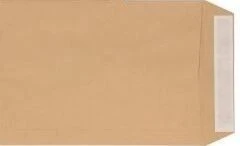 Koperta B5 brązowa HK z paskiem 50 szt