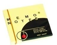 Karteczki samoprzylepne 75x75 100 szt żółte