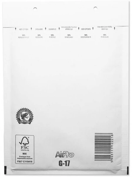 Koperta ochronna AirPro G/17 250x350mm bąbelkowa 1 szt.