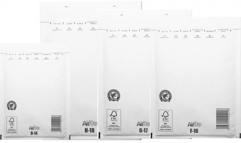 Koperta ochronna AirPro H/18 290x370mm bąbelkowa 1 szt.
