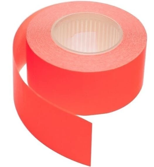 Taśma do metkownicy MHK 22x12 1-rzędowa proste boki czerwona