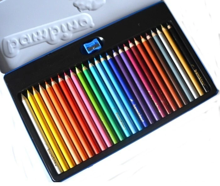 Kredki Bambino Jumbo ołówkowe 26kol w metalowym opakowaniu