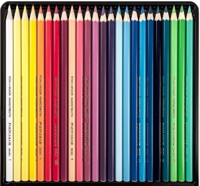 Kredki Koh I Noor akwarelowe 72kol Mondeluz 3714