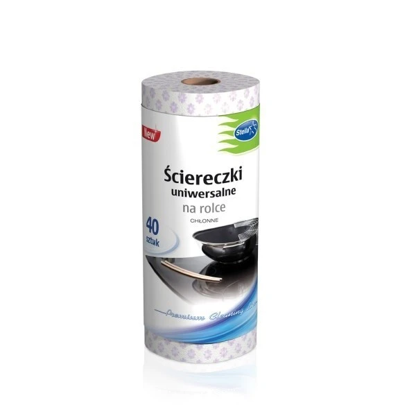 Ściereczki uniwersalne na rolce 40szt Stella