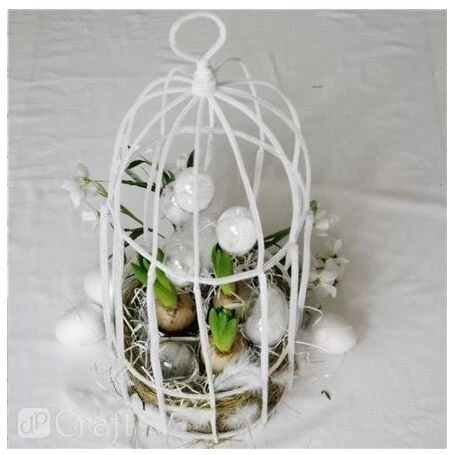 Druciki kreatywne białe 30cm 25szt