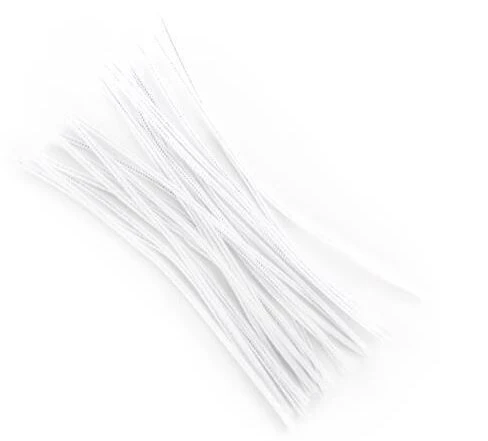 Druciki kreatywne białe 30cm 25szt