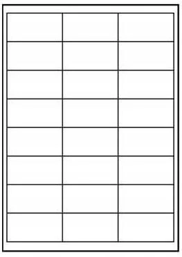 Etykiety samoprzylepne A4 Emerson 66x33,8 mm (podział na 24 szt) 100 ark