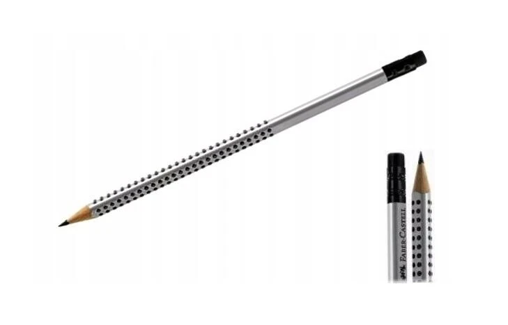 Ołówek techniczny Faber Castell GRIP 2001 HB z gumką