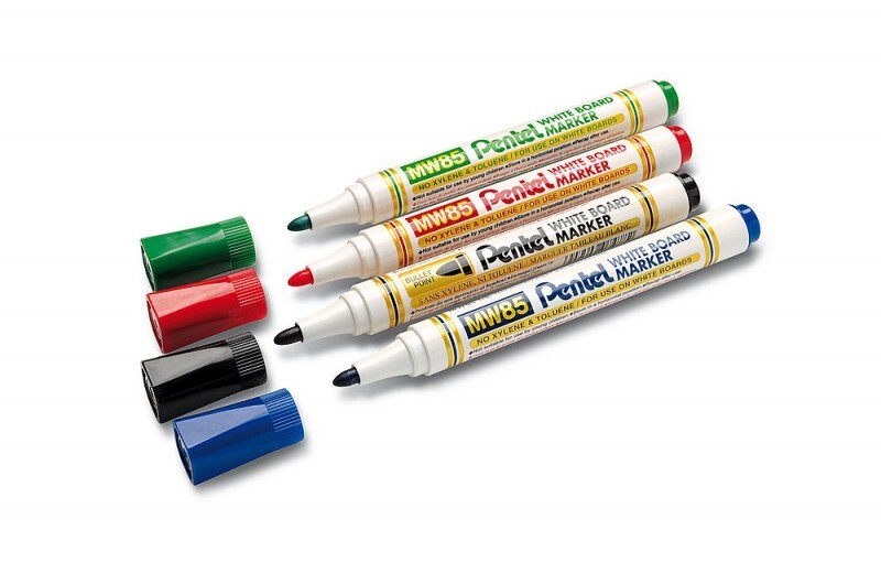 markery-sucho-cieralne-pentel-mw85-4w-4-kolory-biuros