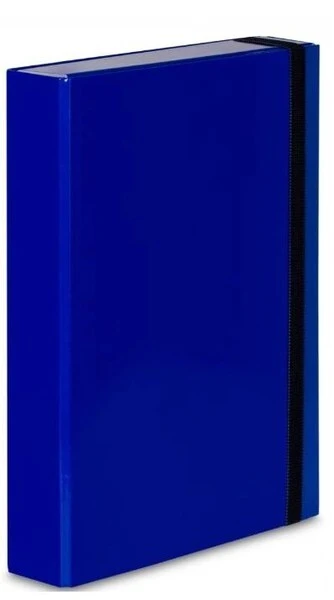 Teczka skrzydłowa A4 Caribic Box niebieska