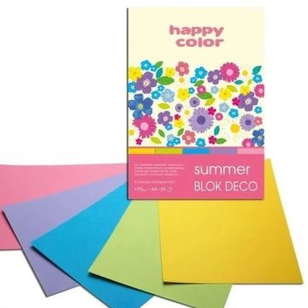Blok deco Summer A5/20 HAPPY COLOR