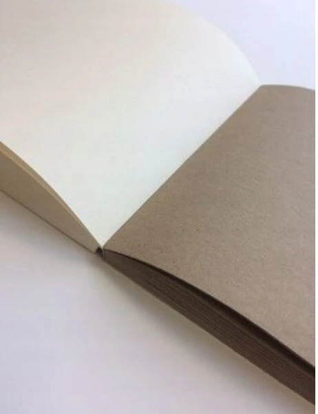 Blok szkicowy A5 Leniar 100k/80g szary/jasny Zebra