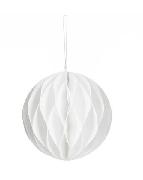 Dekoracja z papieru kula zawieszka 8 cm