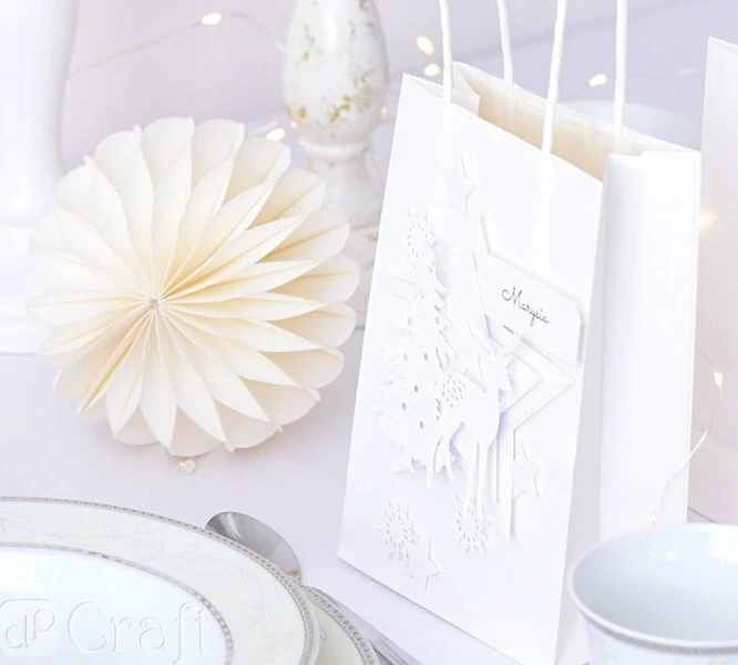 Dekoracja z papieru kula zawieszka 8 cm