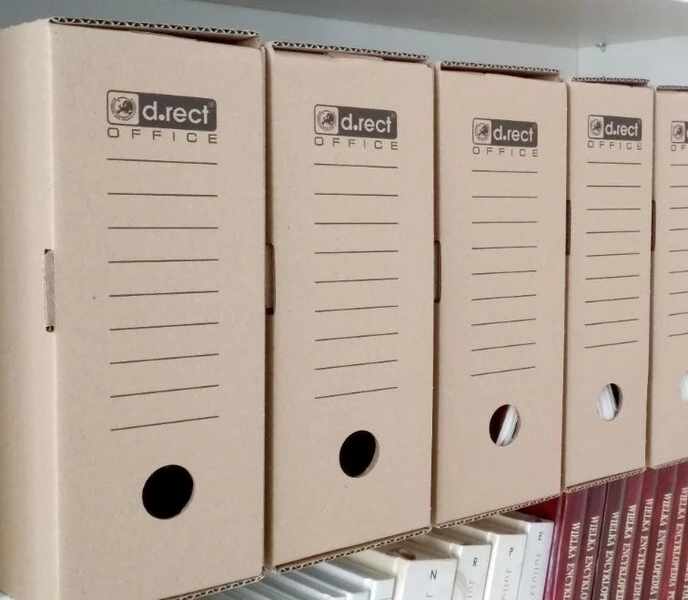 Pudło Archiwizacyjne 1100 kartonowe A4/100 mm