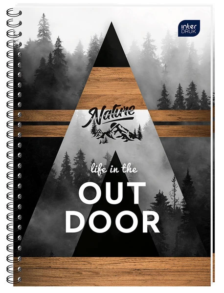 Kołozeszyt A4 120 kratka INTERDRUK