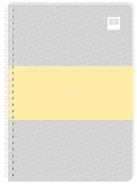 Kołozeszyt A5 80 kratka INTERDRUK B&B PASTEL