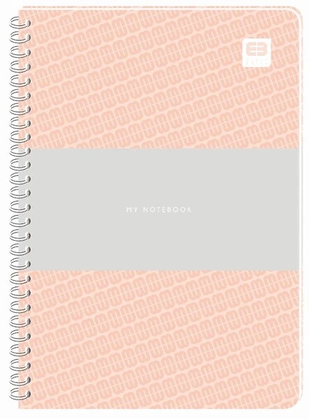 Kołozeszyt A5 80 kratka INTERDRUK B&B PASTEL