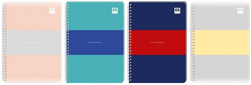 Kołozeszyt A5 80 kratka INTERDRUK B&B PASTEL