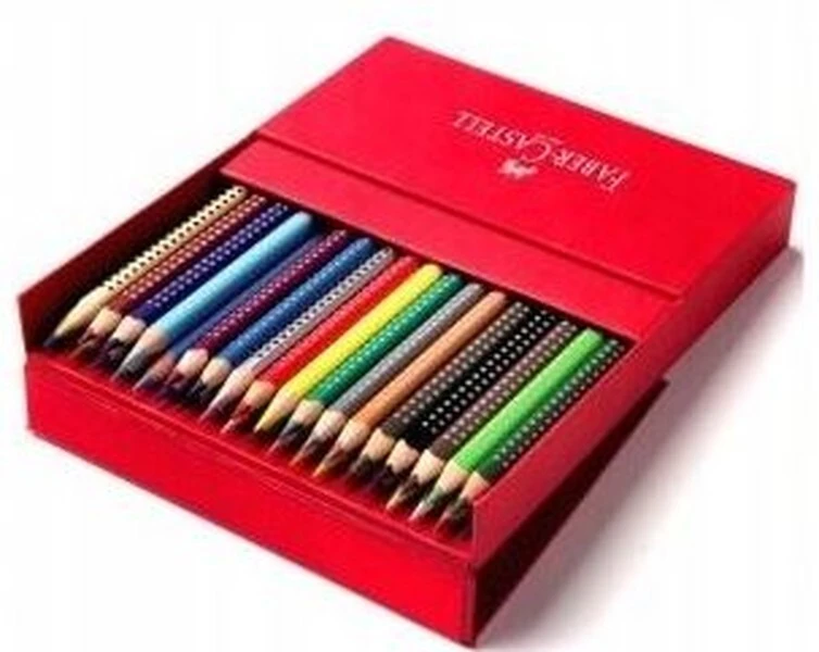 Kredki Faber Castell ołówkowe 36kol Zamek eco + temperówka