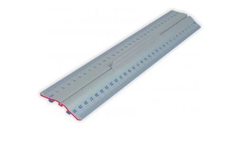 Linijka metalowa z uchwytem 50cm Leniar