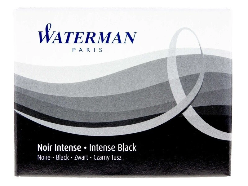 Naboje Waterman do pióra wiecznego 8 szt. czarne