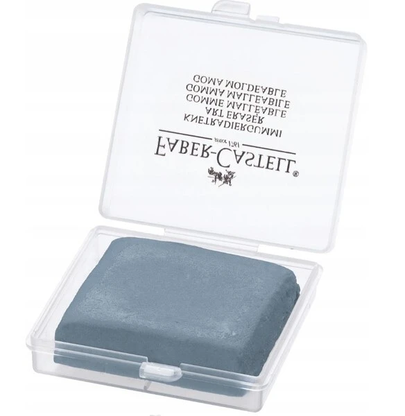 Gumka chlebowa Faber-Castell szara etui plastikowe