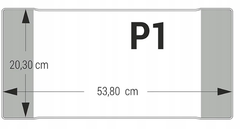 Okładka na książkę P1 regulowane