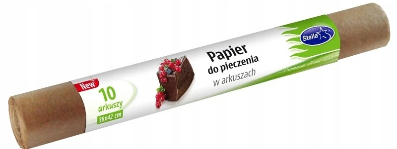Papier do pieczenia STELLA w arkuszach 10 ark