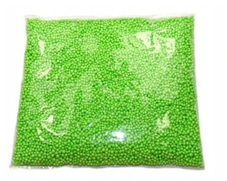 Kulki styropianowe 4 mm,10 g zielone