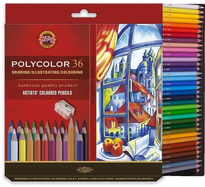 Kredki Koh-I-Noor artystyczne Polycolor 36 kol