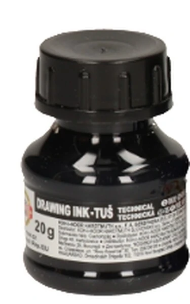 Tusz kreślarski czarny 20g Koh-I-Noor