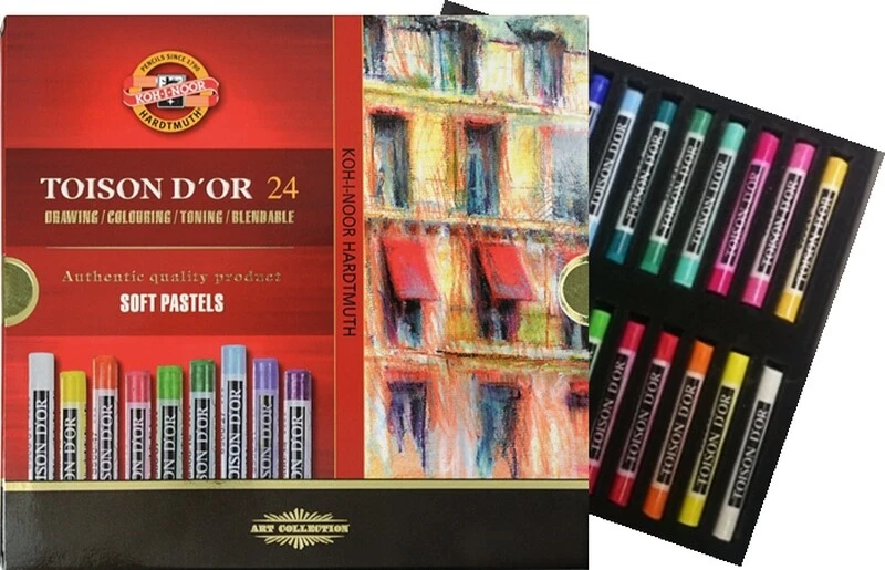 Pastele Kredki Koh-I-Noor TOISON D`OR SUCHE 24 szt