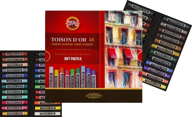 Pastele Kredki Koh I Noor TOISON D`OR SUCHE 48 szt