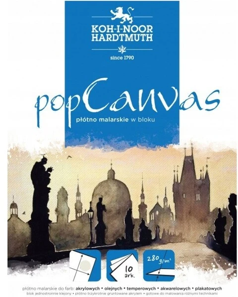 Płótno malarskie A3 10ark POP CANVAS Koh-I-Noor