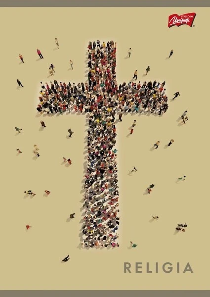 Zeszyt A5 60k RELIGIA cieniowany Unipap
