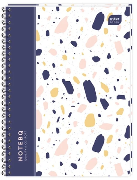 Kołozeszyt A5 100 kratka INTERDRUK okładka PP