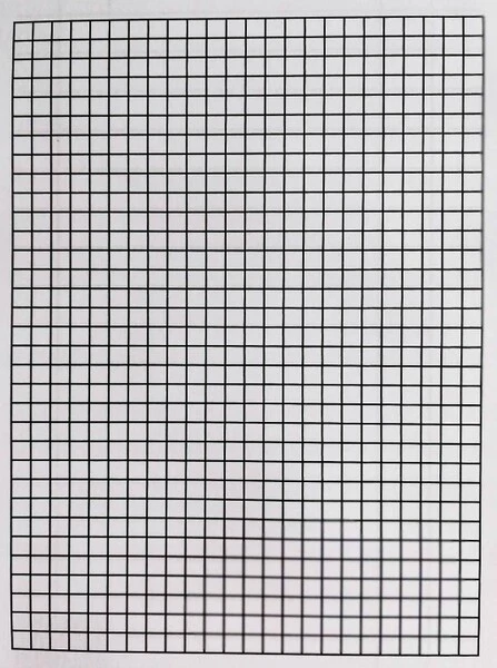 Liniuszek dwustronny kratka/linia A5 2 sztuki