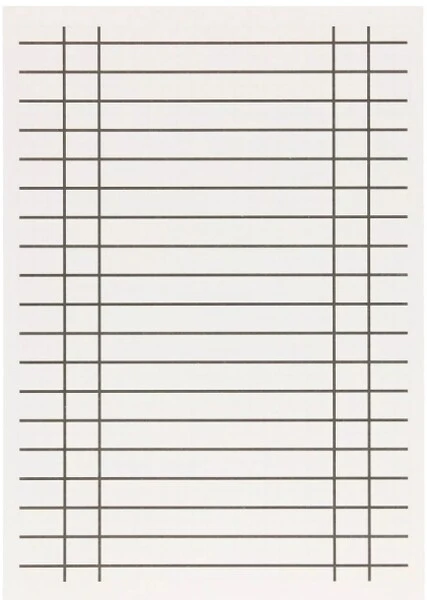 Liniuszek dwustronny kratka/linia A5 2 sztuki