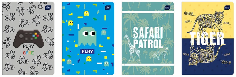 Zeszyt A5 16k 3 linia kolor INTERDRUK Trends Boys