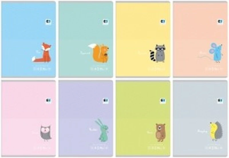 Zeszyt A5 32k 90g 3linia INTERDRUK B&B Pastel KIDS