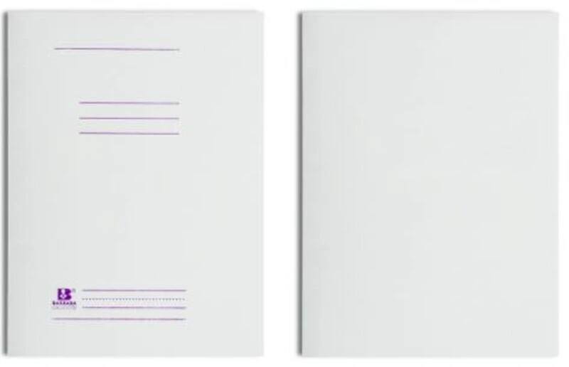 Skoroszyt z listwą A4 250g biały Barbara