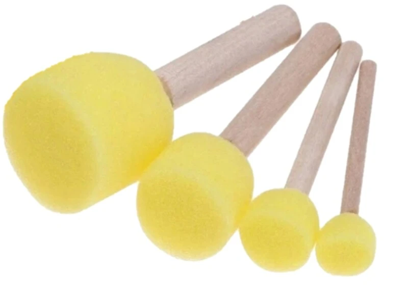 Pędzle gąbkowe do tapowania 8 szt DECOUPAGE